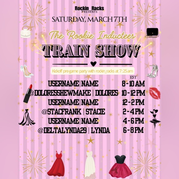 Tops - ✨The Rookie Train Show Saturday, March 7th Kickoff @ 7:30AM✨